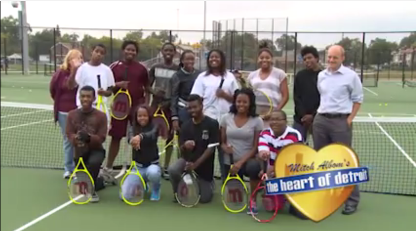 Anyone for Tennis in the Heart of Detroit?