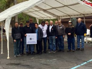 Michigan Masons “raise the tent’’ at Franklin Cider Mill for Summer 2019