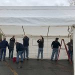 Michigan Masons “raise the tent’’ at Franklin Cider Mill for Summer 2019 10