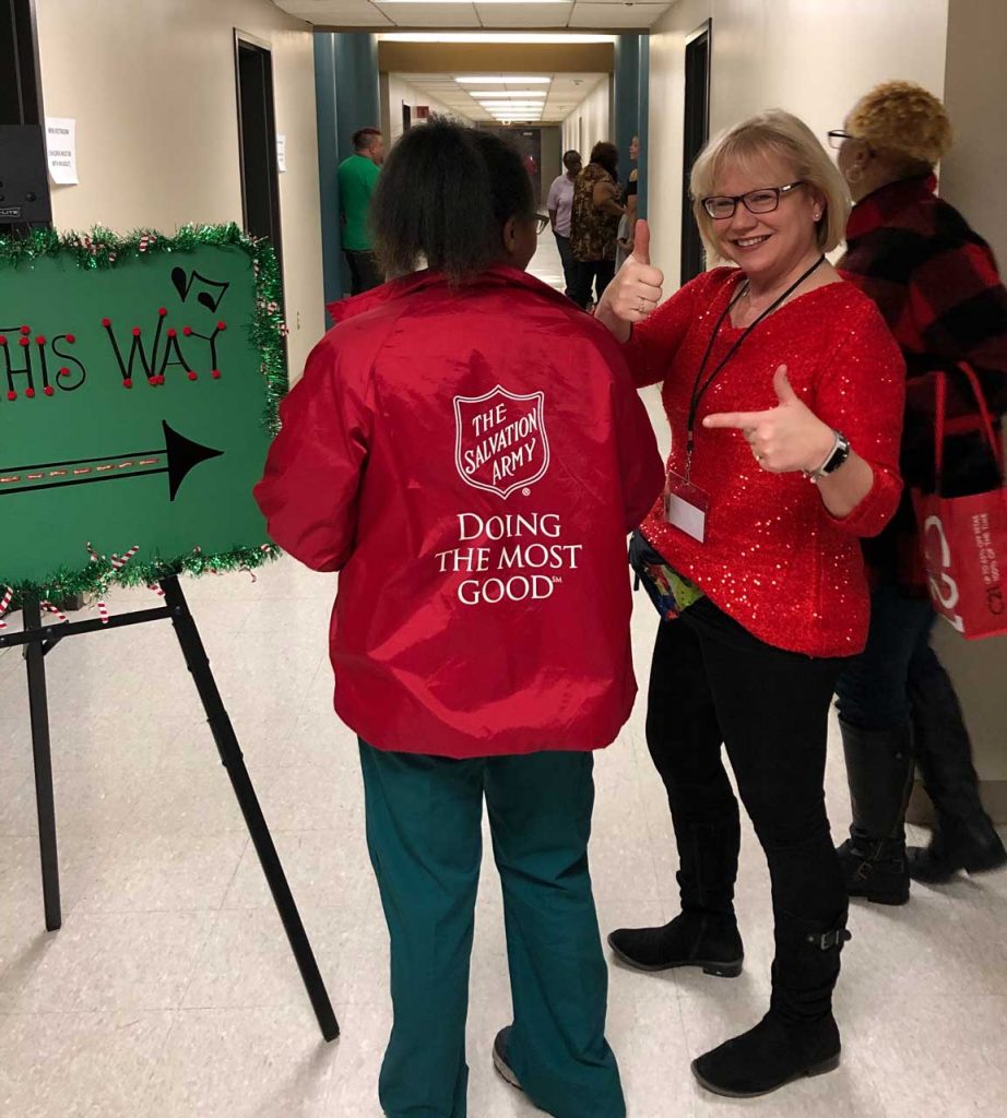 Volunteers ring in the holidays at Salvation Army Harbor Light 11